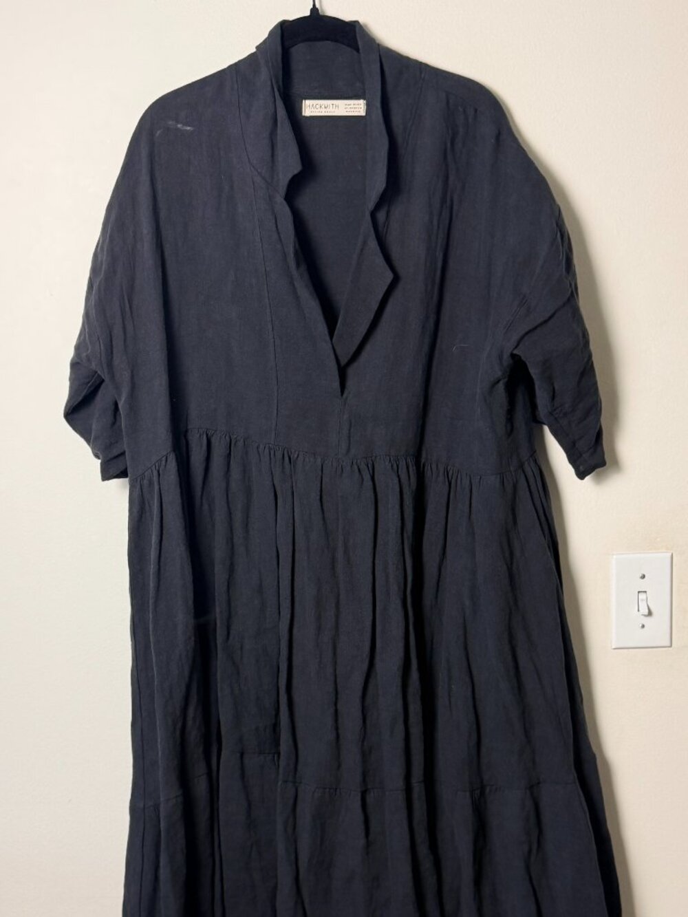 HACKWITH DESIGN HOUSE OVERSIZED LAGENLOOK DRESS XS/S - Picture 2 of 10